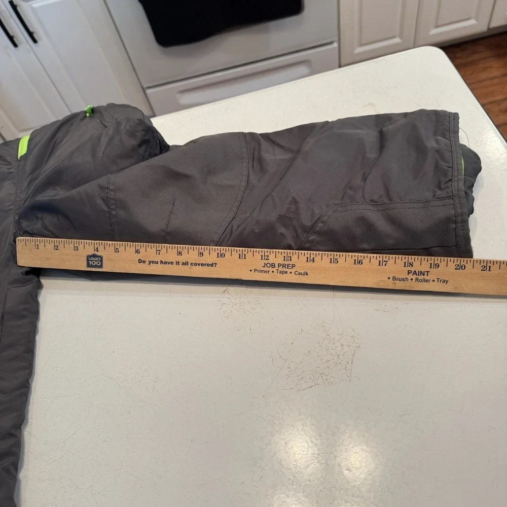 C9 By CHAMPION  Black Green Insulated Ski Snowsuit Overall Pants  Kids SZ: S 6-7
